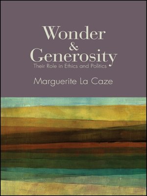 cover image of Wonder and Generosity